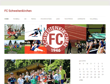 Tablet Screenshot of fcschweitenkirchen.de